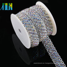 Crystal Cup Rhinestone apliques de recorte para nupcial Crystal Sash Wedding Belt